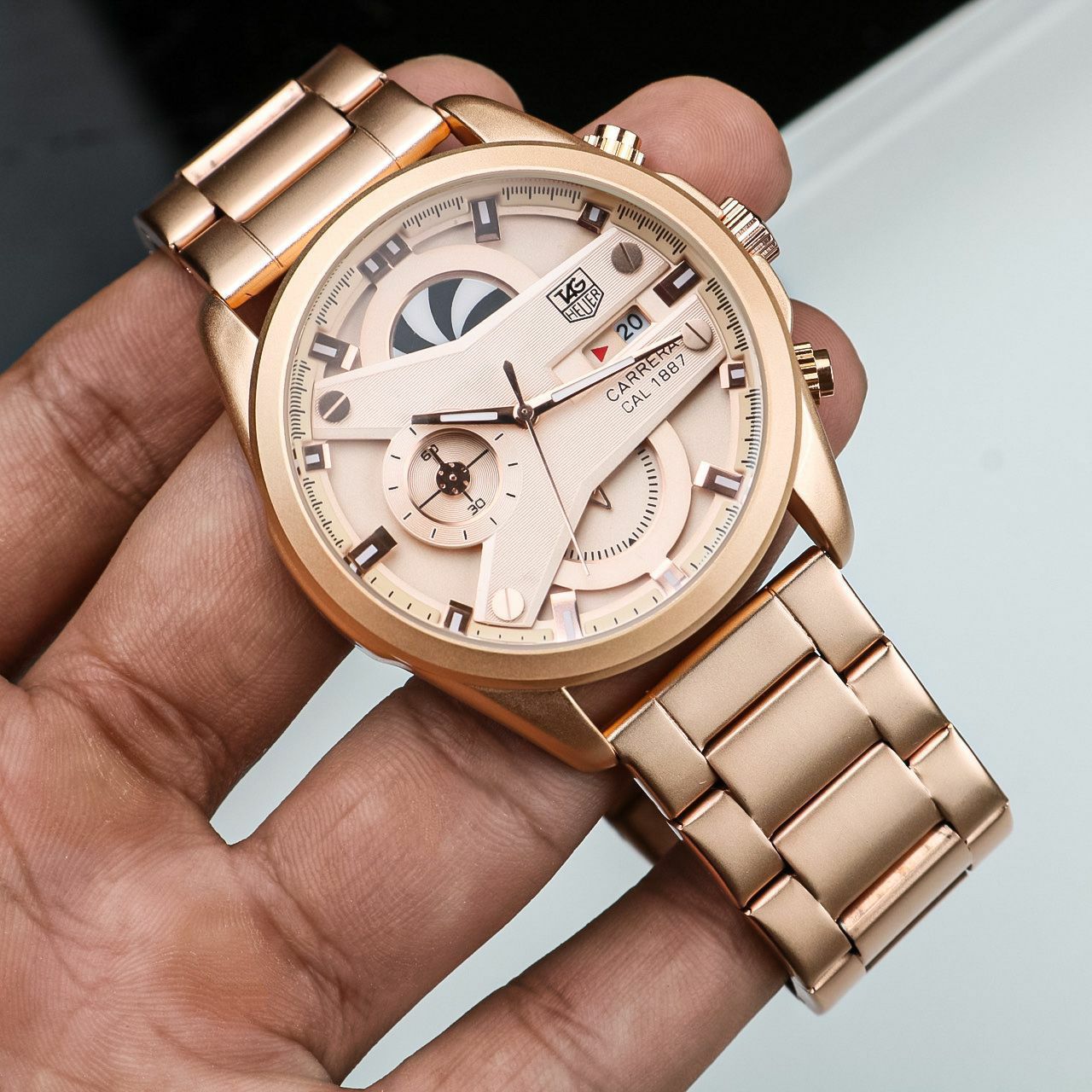 Tag Heuer Carrera CR7 Rose Gold Men's Analog Watch