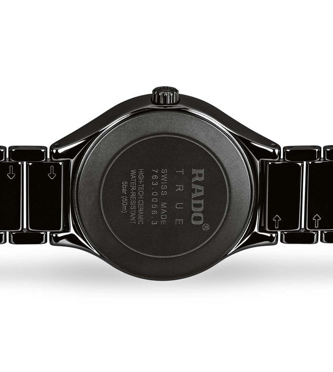 Rado Jubile collection ceramic Black dial men's analogue watch
