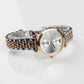 Emporio Armani Silver gold chain women's watch