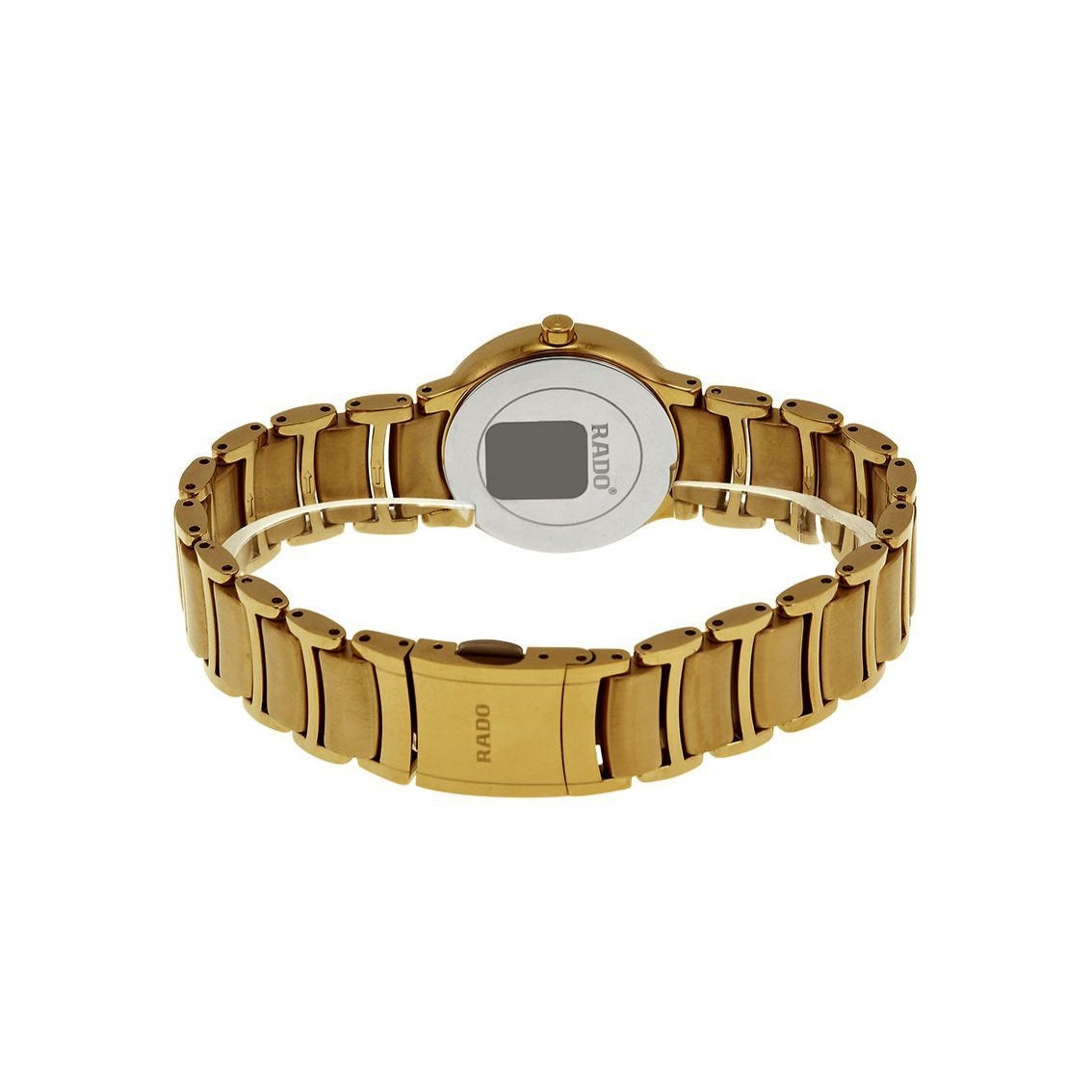 Rado Ceramic Black dial gold chain men's watch