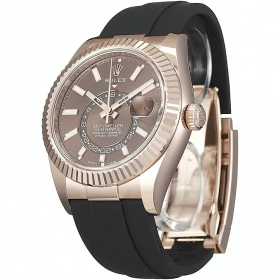 Rolex Sky-Dweller Brown Dial 42mm Men's Watch