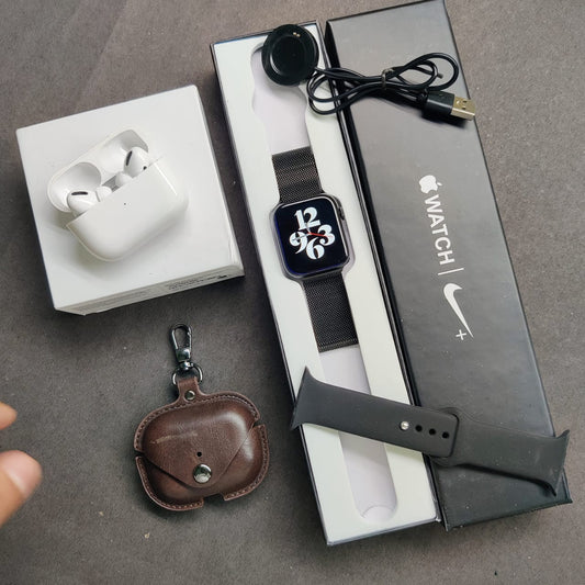 Apple logo series 6 and Airpod Pro