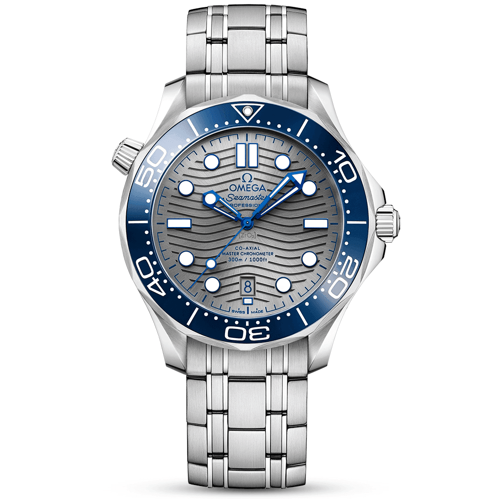 Omega Seamaster Diver 300M Co‑Axial Master Chronometer Blue Dial 210.30.42.20.03.001 Men's watch