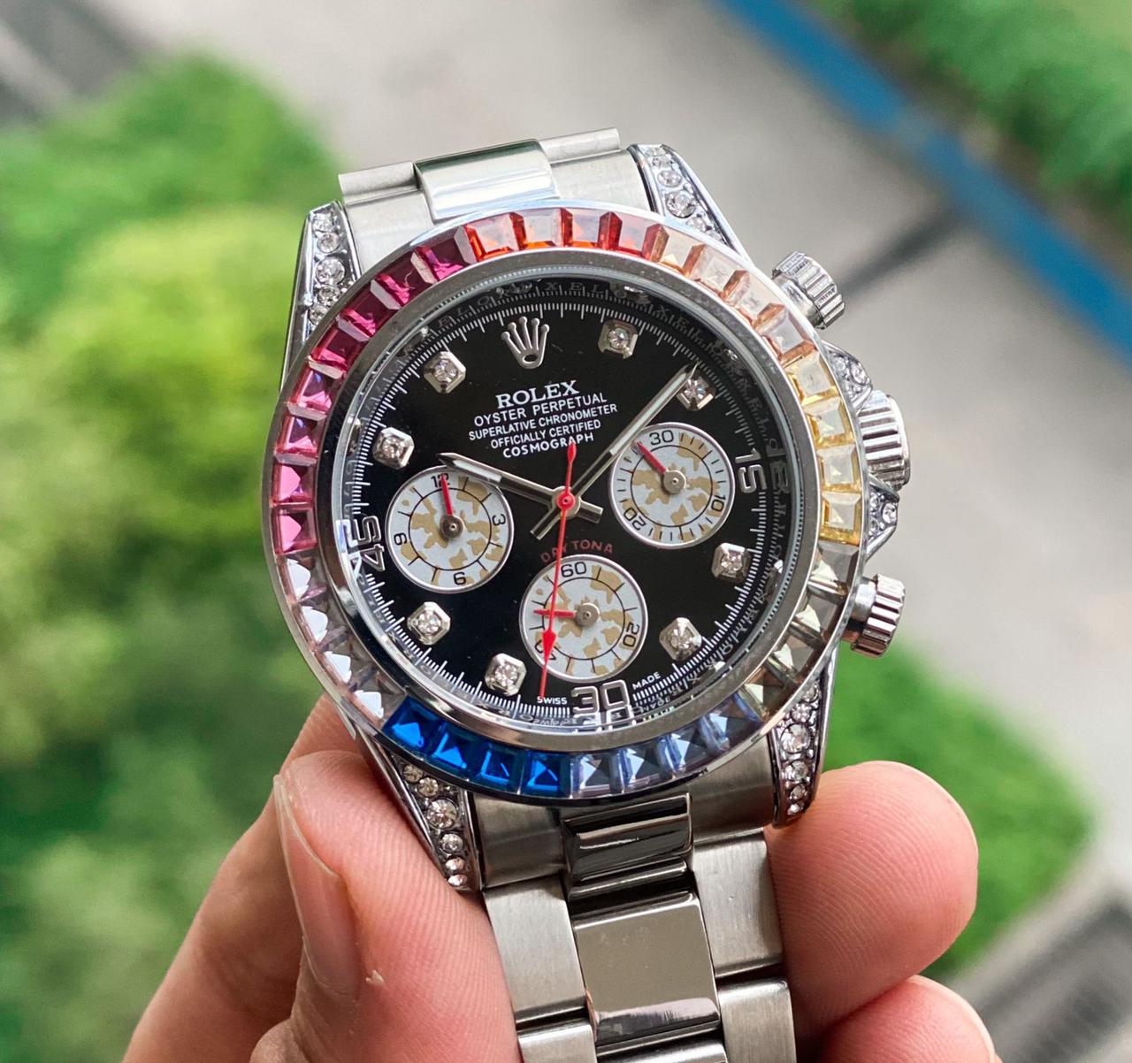 ROLEX DAYTONA RAINBOW WATCH 116595RBOW DELIBERATELY FOR MEN'S