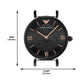 Emporio Armani Black ceramic Women's watch