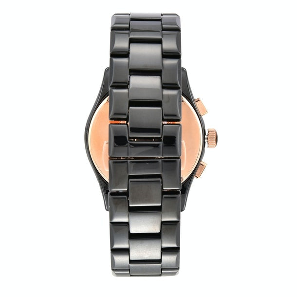 Emporio Armani full black ceramic men's watch