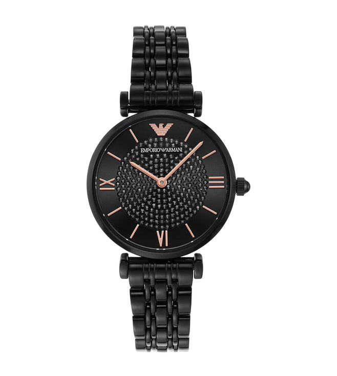 Emporio Armani Black ceramic Women's watch