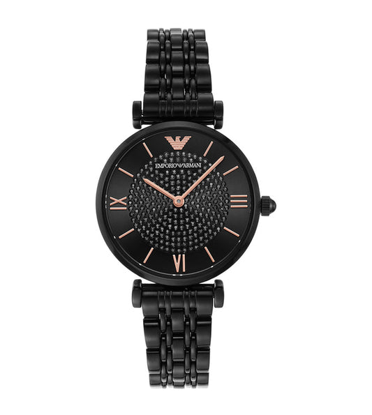 Emporio Armani Black ceramic Women's watch