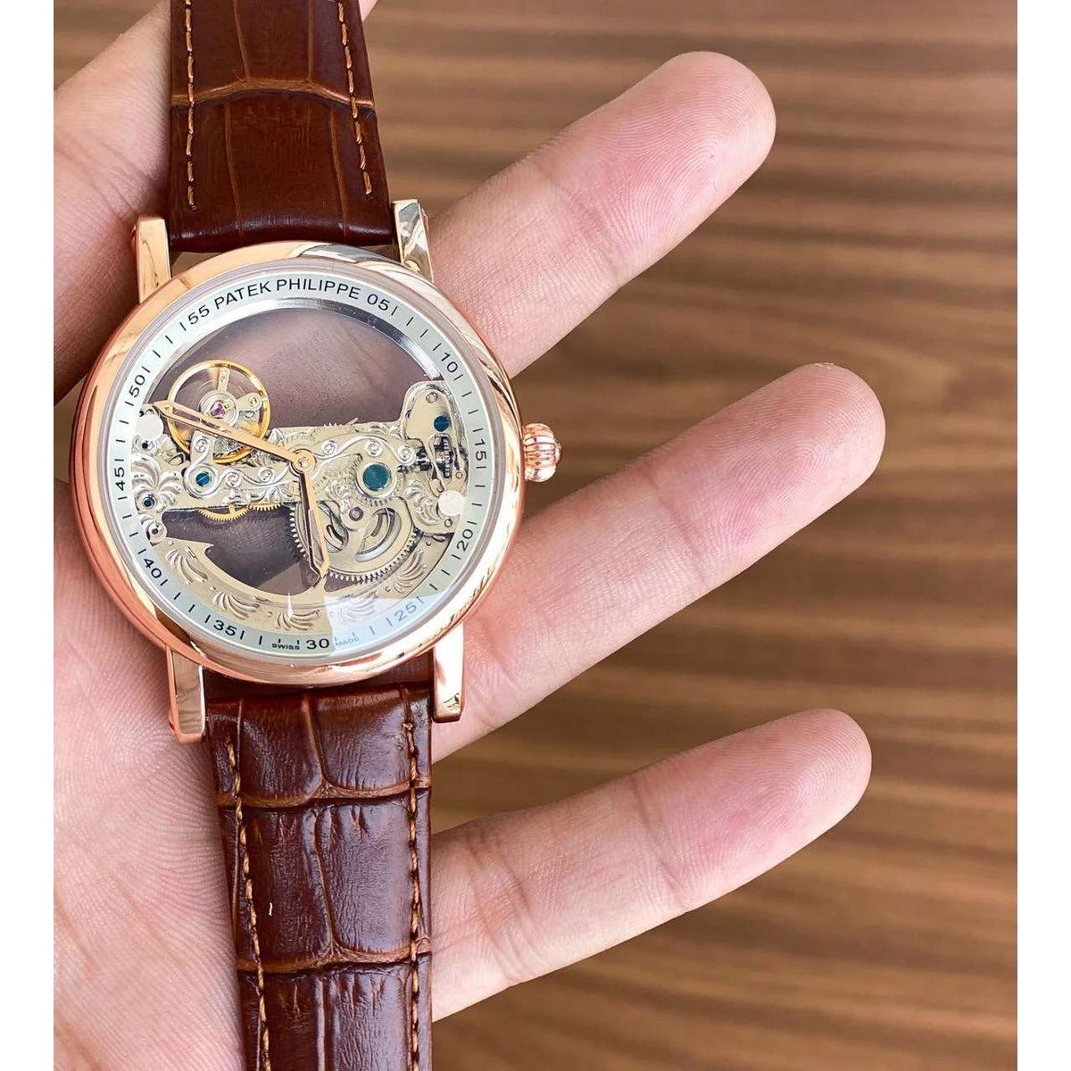 Patek Philippe most renowned timepieces leather belt watch
