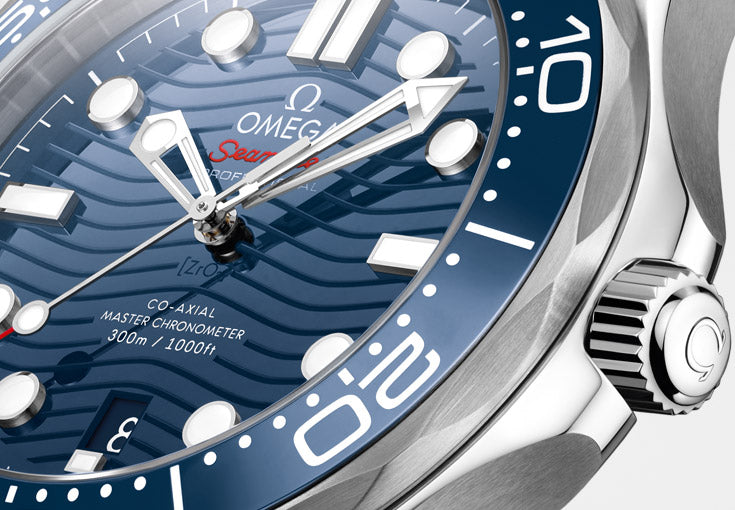 Omega Seamaster Diver 300M Co‑Axial Master Chronometer Blue Dial 210.30.42.20.03.001 Men's watch
