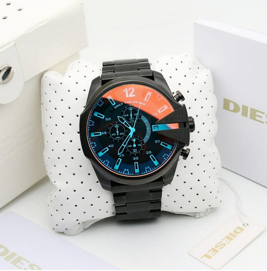 Diesel 10 Bar Black dial men's analog watch