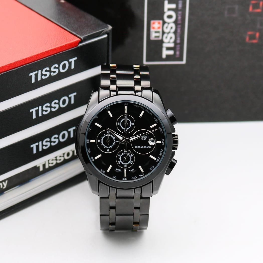 Tissot black dial Chronograph Men's analog watch