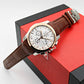 Imported Men’s Tissot Chronograph Leather Strap Black Dial Watch