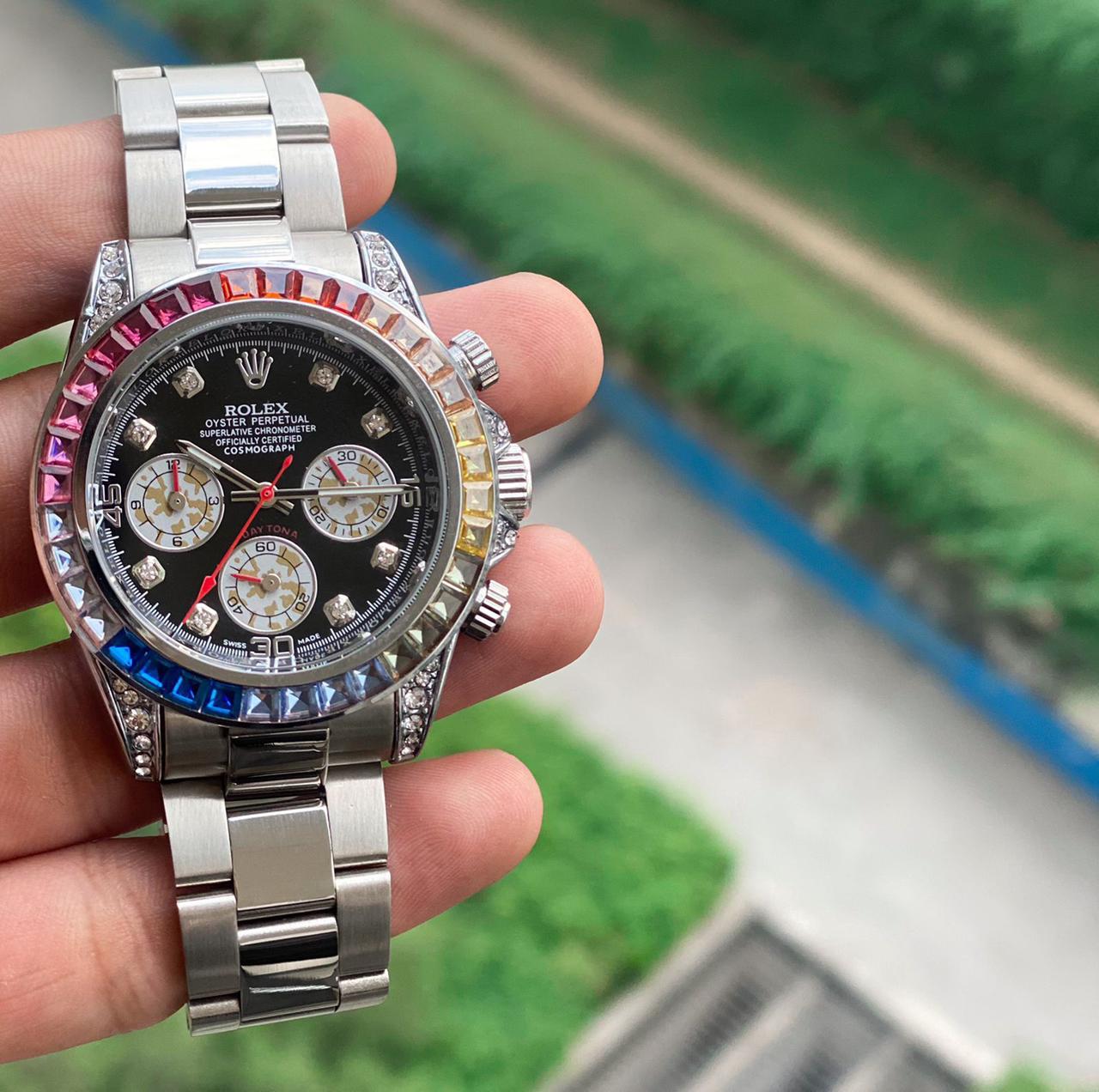 ROLEX DAYTONA RAINBOW WATCH 116595RBOW DELIBERATELY FOR MEN'S
