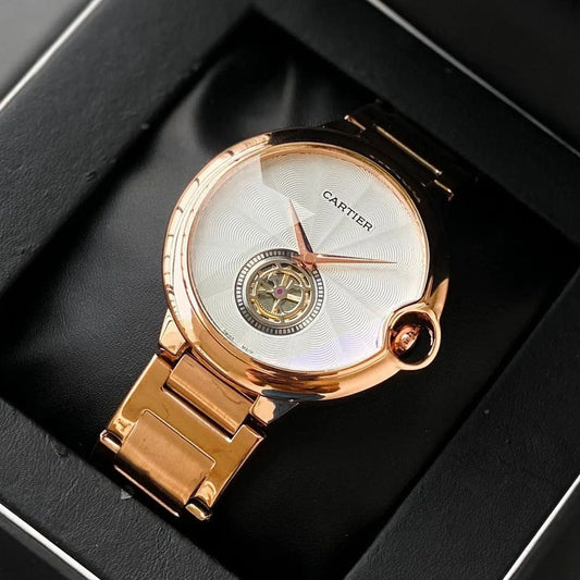 Carrier Rose Gold Balloon Watch for mens