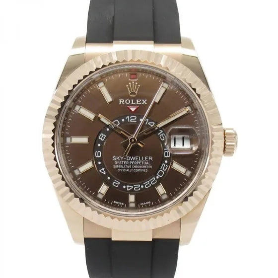 Rolex Sky-Dweller Brown Dial 42mm Men's Watch