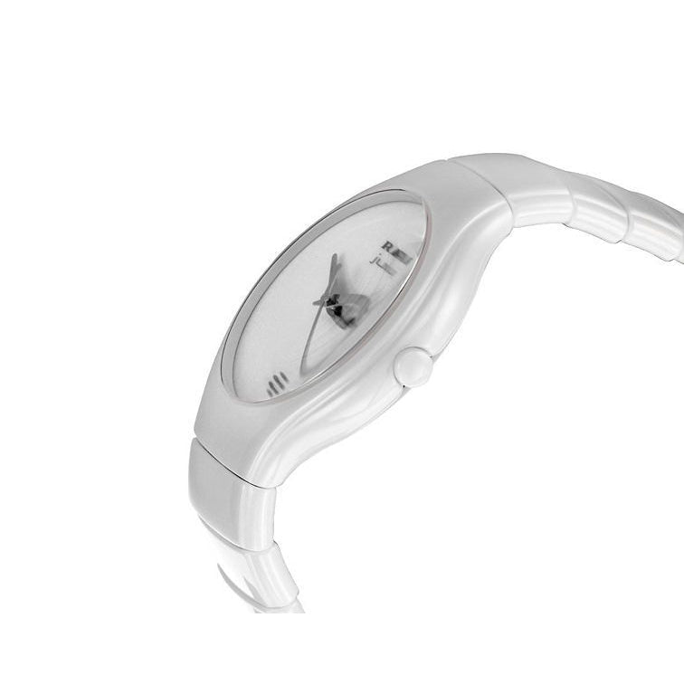 Rado Jubile collection ceramic white dial men's analog watch
