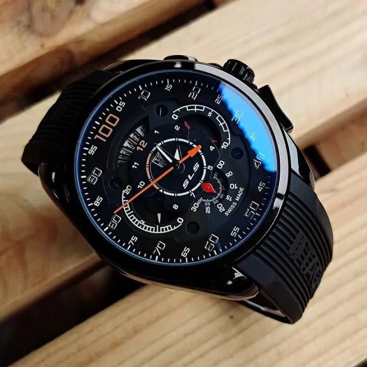 Tag heuer Mercedes-Benz SLS Edition Black dial men's analog watch